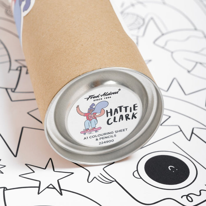 A1 Colouring Sheet and Pencils - Hattie Clark