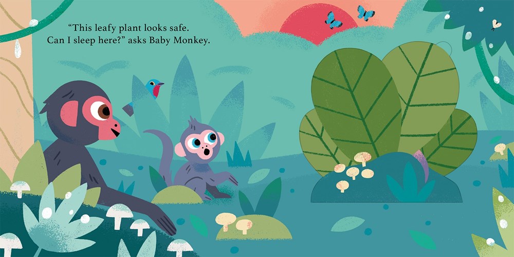 Can I Sleep Here? Baby Monkey