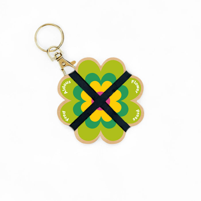 FA X SW Keyring Flower Press
