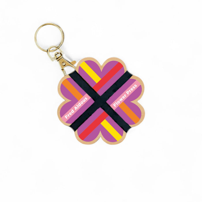 FA X SW Keyring Flower Press