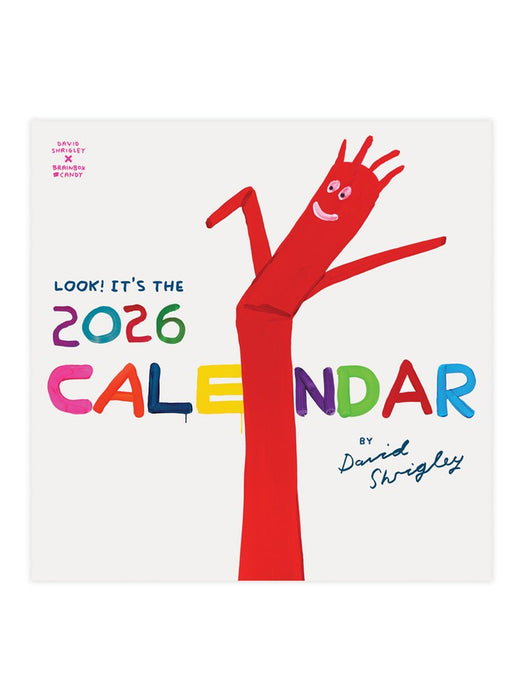 David Shrigley Official 2026 Wall Calendar
