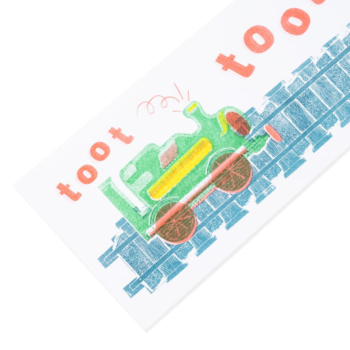 Toot Toot - Risograph Print - Abbie Mooney