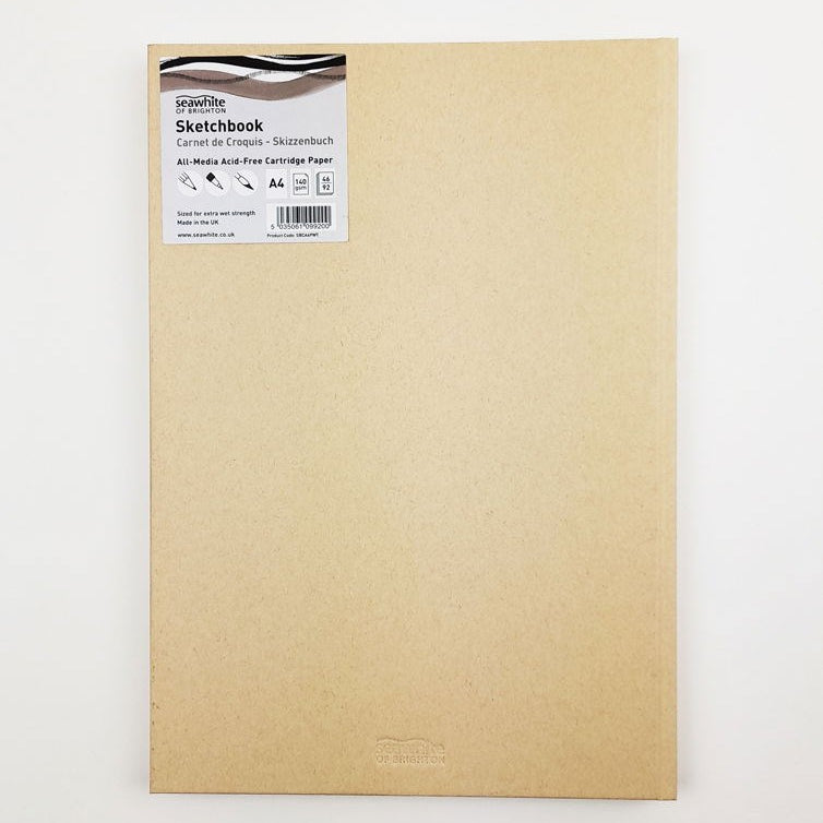 Seawhites A4 Portrait Cloth Cover Sketchbook