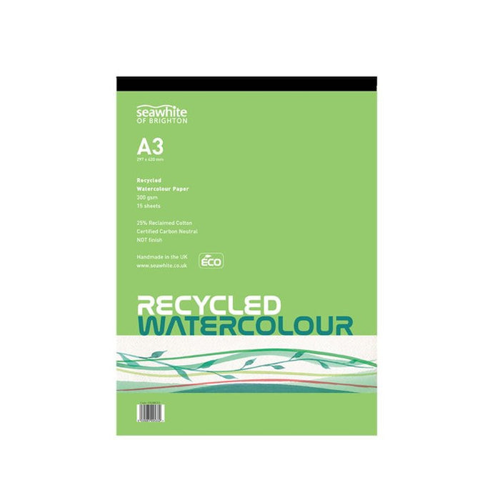 Seawhites Recycled Watercolour Pad Glued