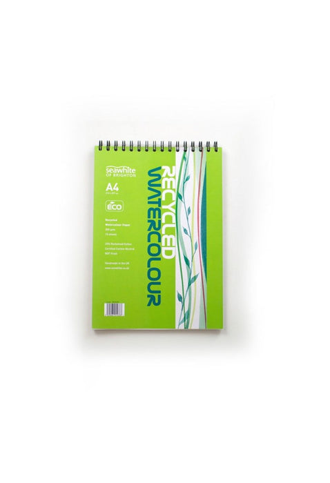 Seawhites Landscape Spiral Recycled Watercolour Pad