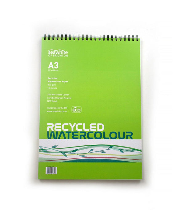 Seawhites Landscape Spiral Recycled Watercolour Pad