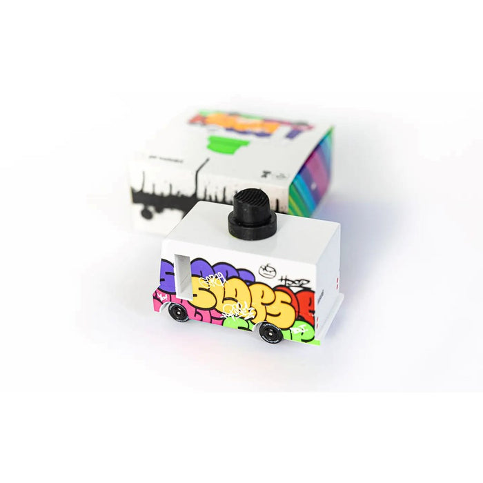 Candyvan - Graffiti Redux - Wooden Diecast Toy Car