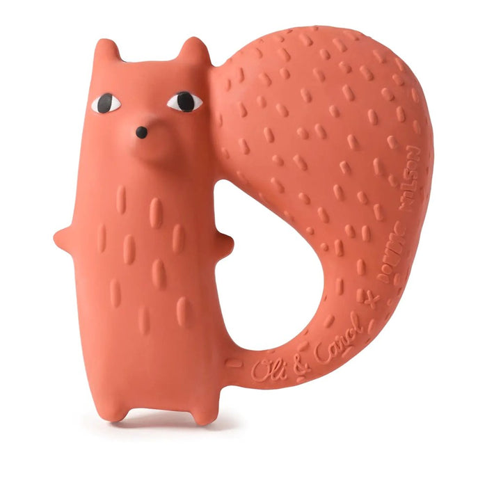 Cyril Squirrel Fox - Natural Baby Teether Oli&Carol