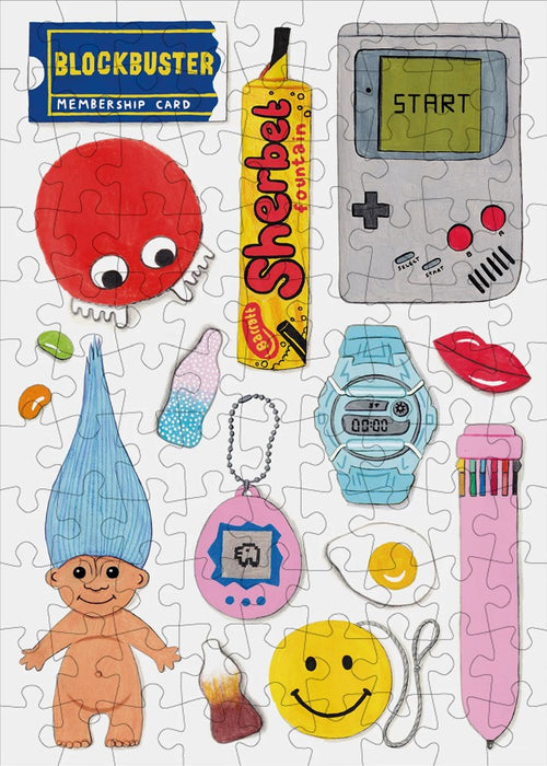 Retro 90's - 99 Piece Mini Jigsaw Puzzle