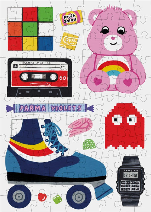 Retro 80's - 99 Piece Mini Jigsaw Puzzle