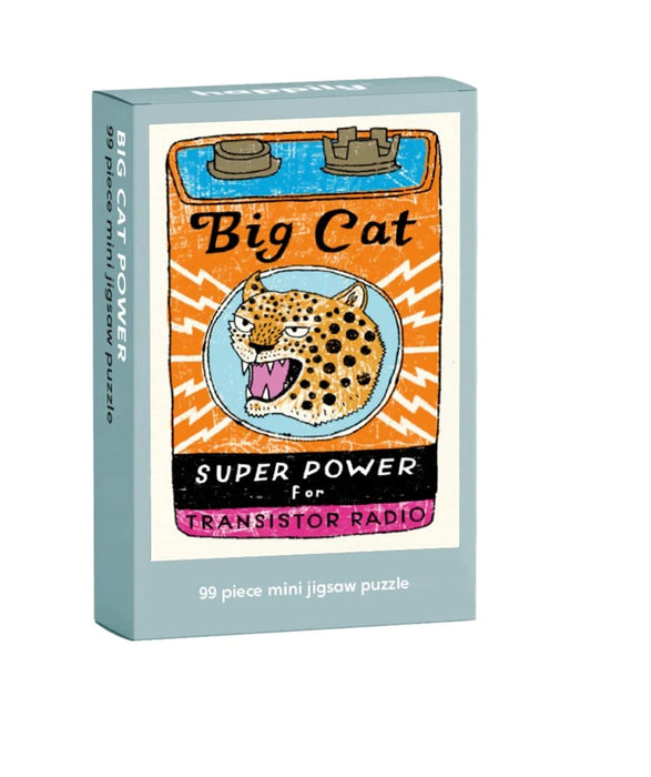 Big Cat Power - 99 Piece Mini Cat Jigsaw Puzzle