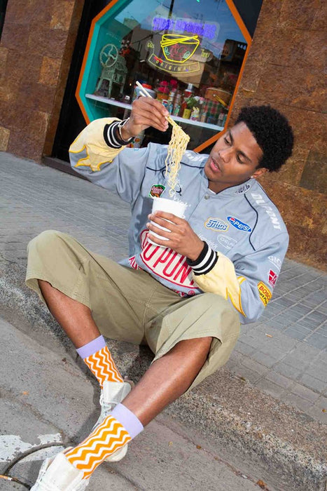 Instant Ramen Chicken Socks - Green