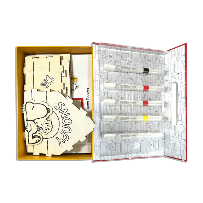 Ooly x Peanuts Color-in Wooden Birdhouse Kit