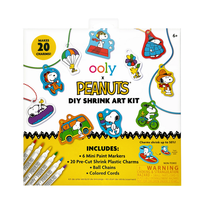 Ooly x Peanut DIY Shrink Art Kit & 6 Mini Paint Markers