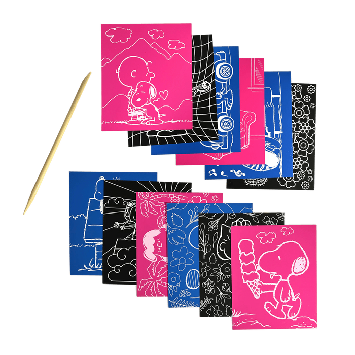 Ooly x Peanuts Scratch Art Kit