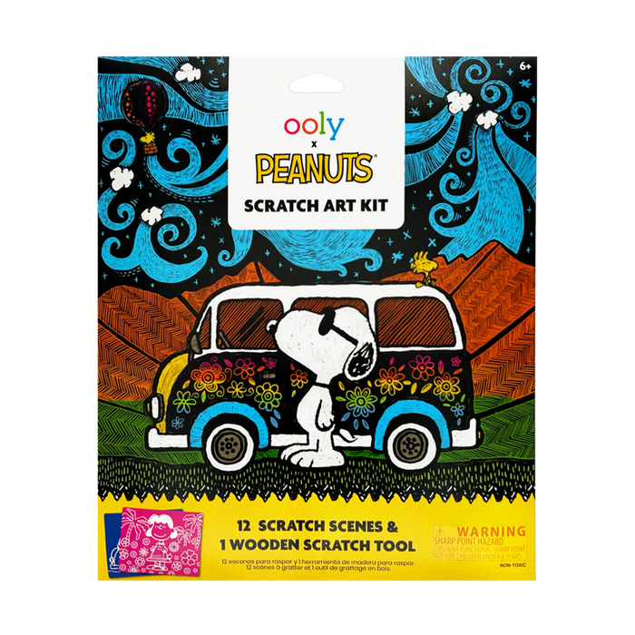 Ooly x Peanuts Scratch Art Kit