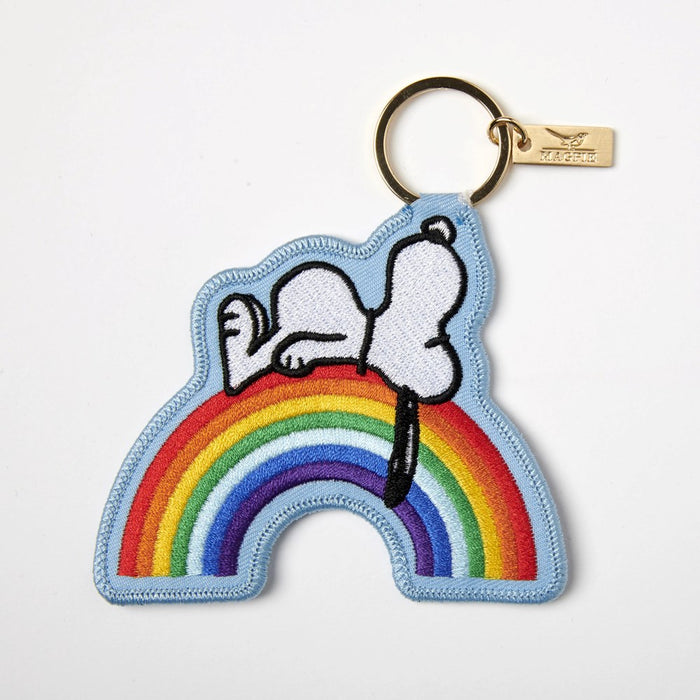 Magpie X Peanuts Key Charm Rainbow