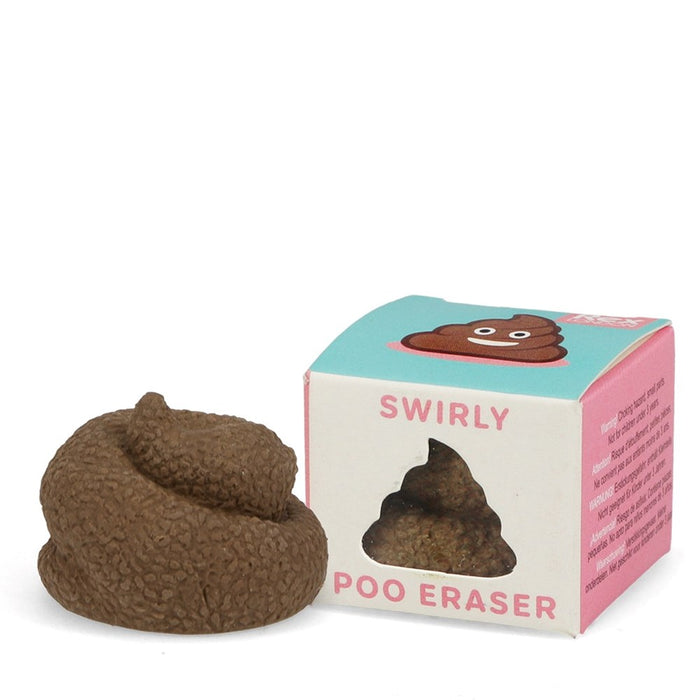 Swirly poo eraser