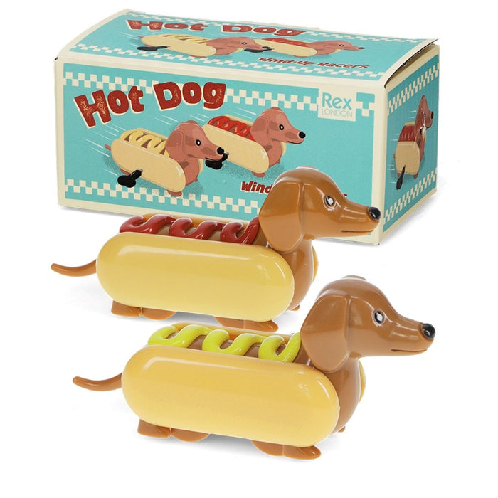 Wind-up racers (set of 2) - Hot Dog