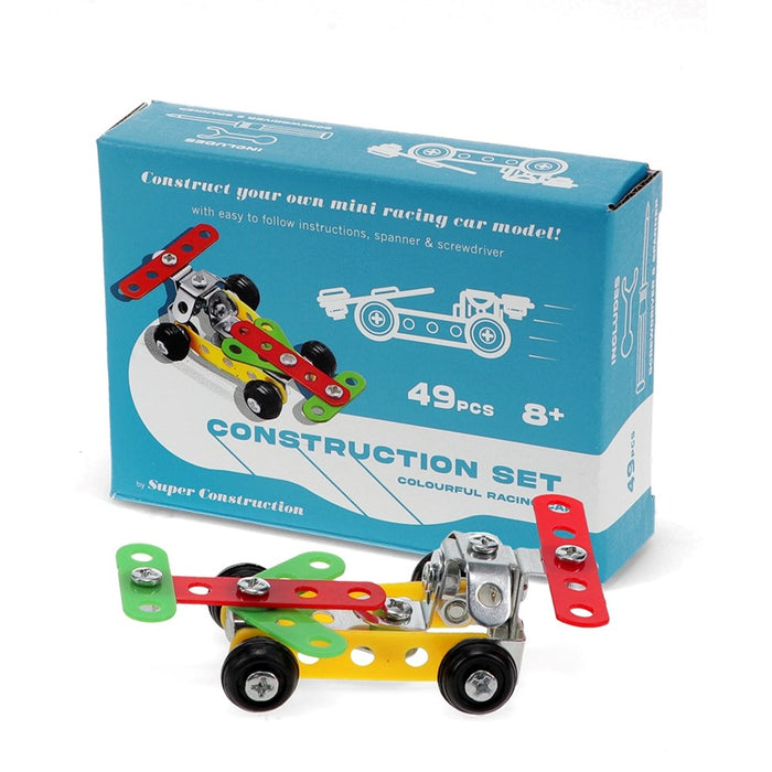 Mini construction kit - Colourful racing car