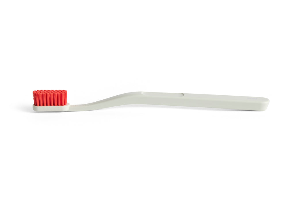 Tann Toothbrush-Off-white and red