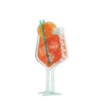 Hair claw clip - Aperitivo Spritz