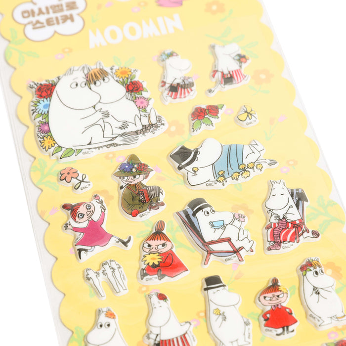 Moomin Marshmallow Puffy Stickers