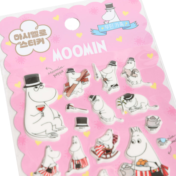 Moomin Marshmallow Puffy Stickers