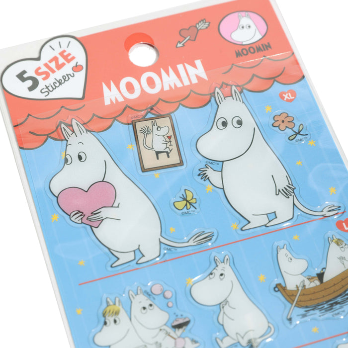 Moomin 5 Size Sticker Sheet