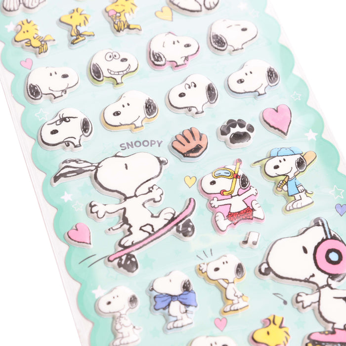 Snoopy Marshmallow Puffy Stickers
