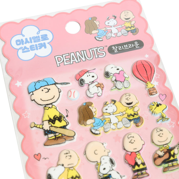 Snoopy Marshmallow Puffy Stickers