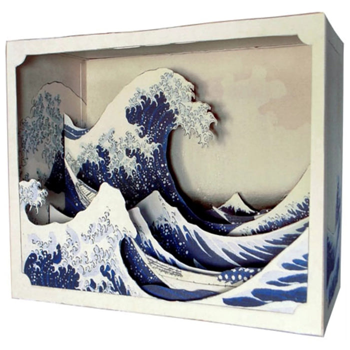 Tatebanko Great Wave Paper Diorama