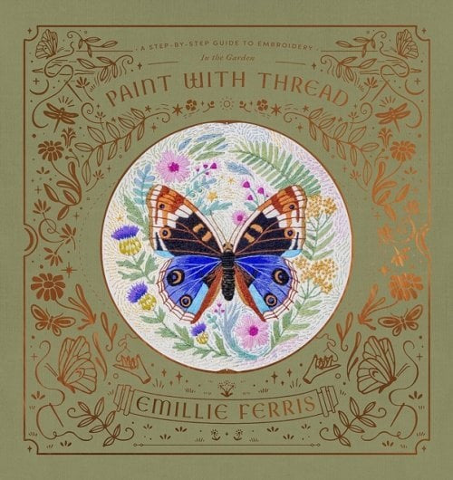 Paint with Thread- in the Garden