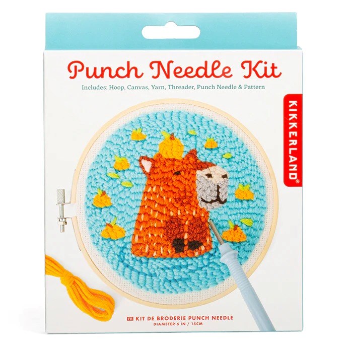 Capybara Punch Needle