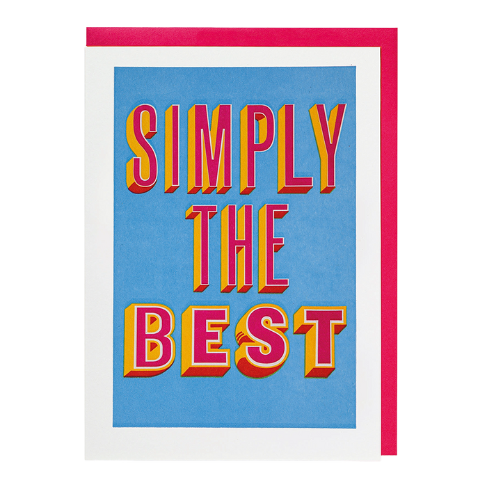 Simply The Best Card