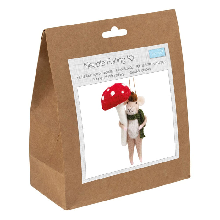 Needle Felting Kit - Woodland Mouse