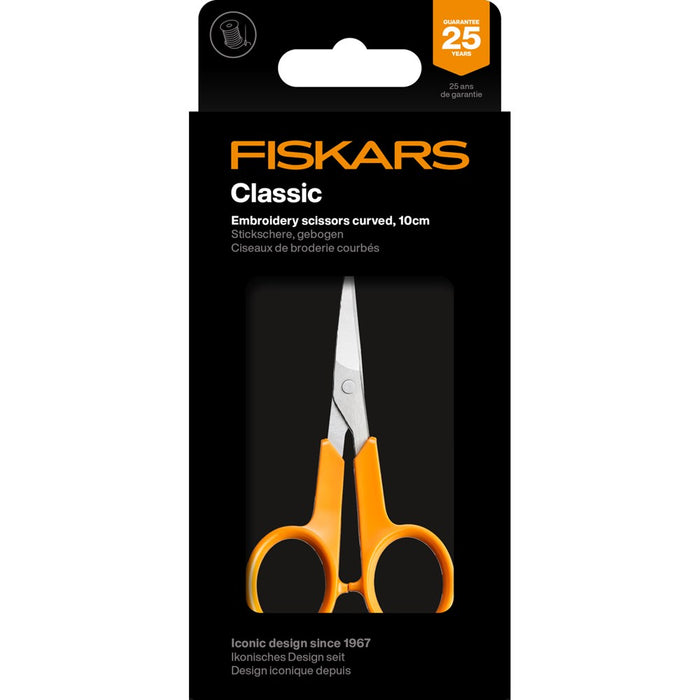 Fiskars: Embroidery Scissors Curved 10cm