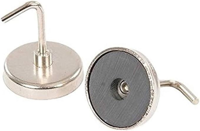 Silverline Magnetic Hooks 2pk