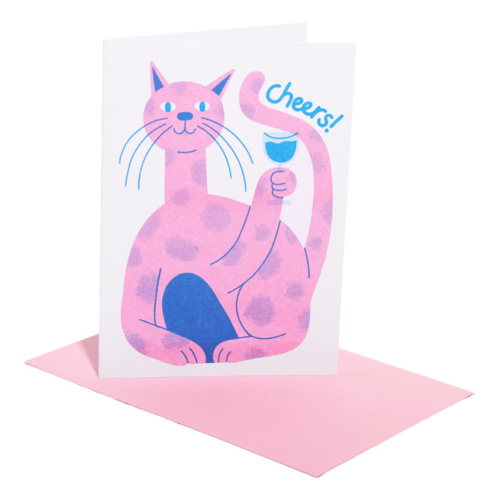 Cheers! - Cat Card