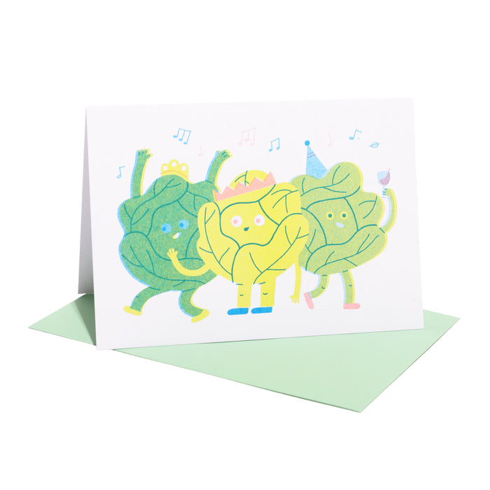 Sprout Dance Riso Card