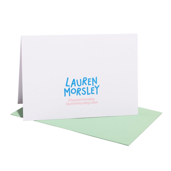 Christmas Pudding Riso Card