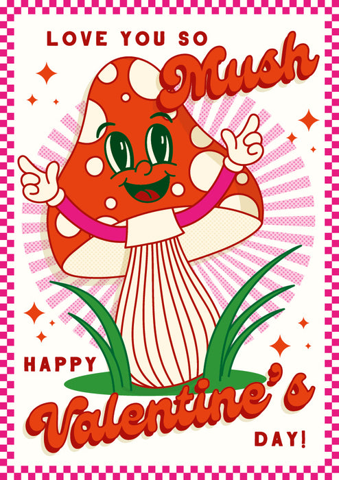 Love You So Mush Valentines Card