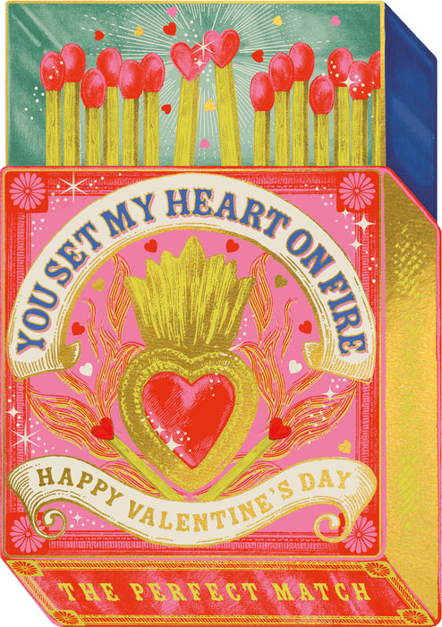 Heart On Fire Card