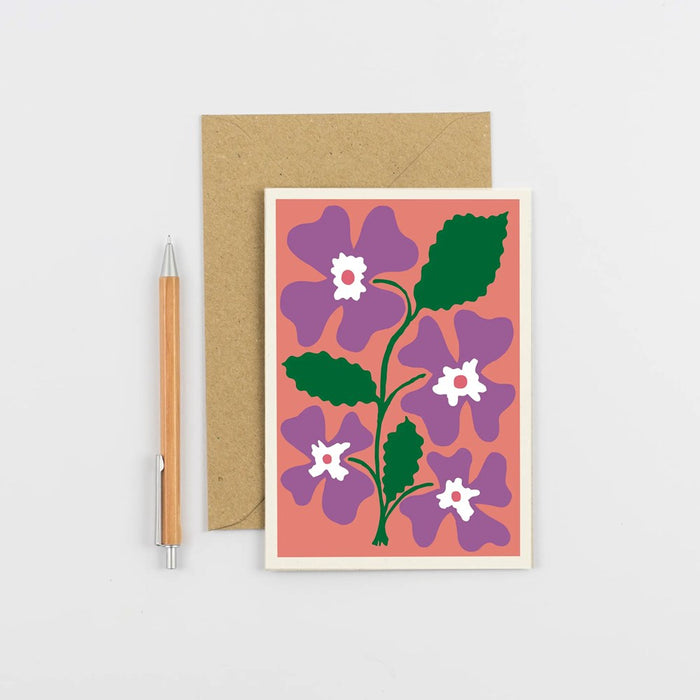 All Occasions Greetings Card Pansy