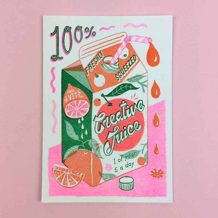 Creative Juice A4 Riso Print