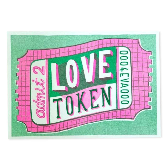 A5 Love Token Riso Print