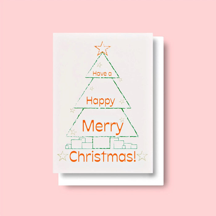 Merry Christmas Tree Card