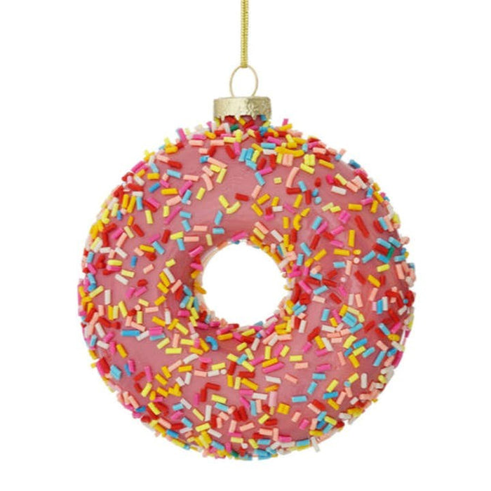 Pink Doughnut Ornament