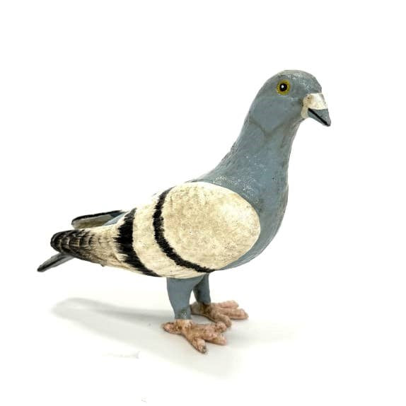Cast Iron Pigeon Figure