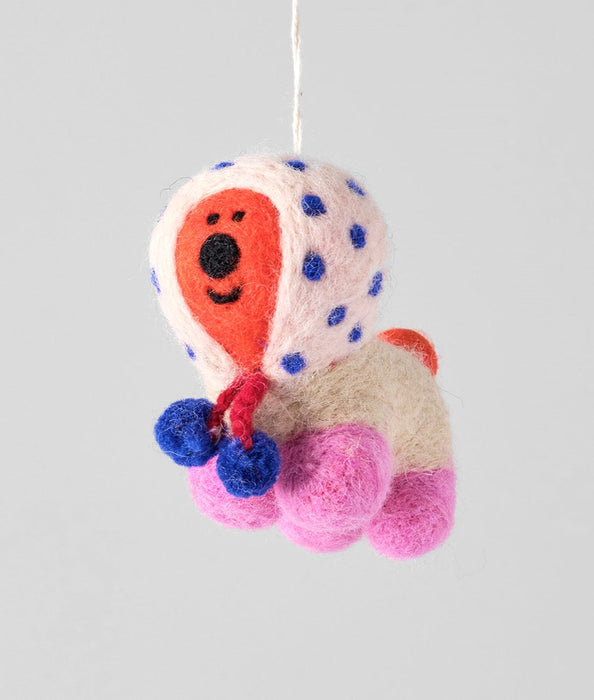 PomPom Pup Felt Decoration